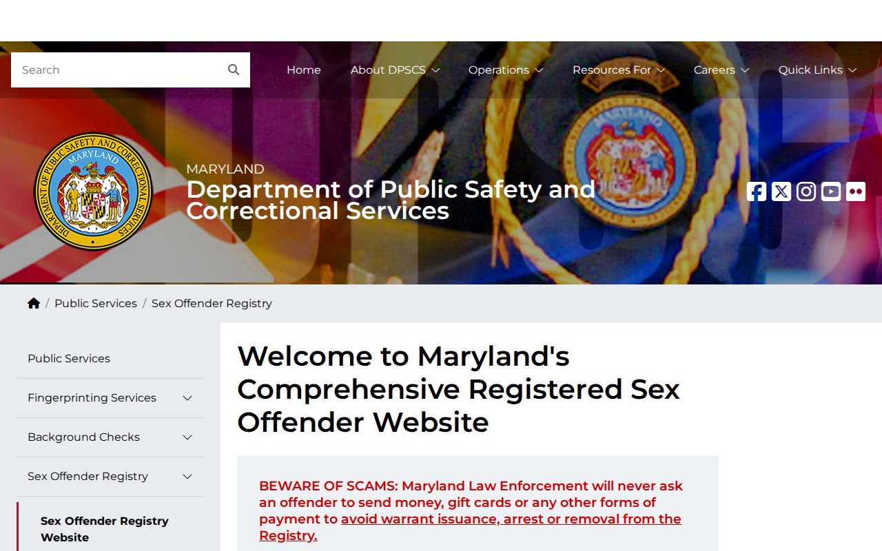 Maryland registry photo source with Worcester County released mugshot limits